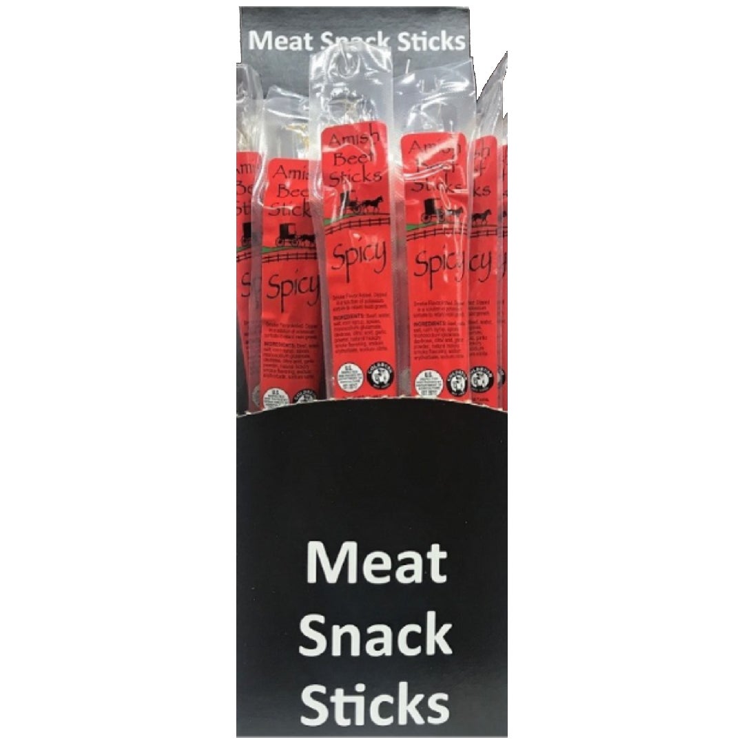 AMISH #2380 SPICY BEEF STICKS – Universal Wholesale