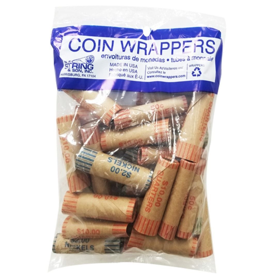 Universal Coin Wrappers COIN WRAPPERS #1040-25 ASST – Universal Wholesale