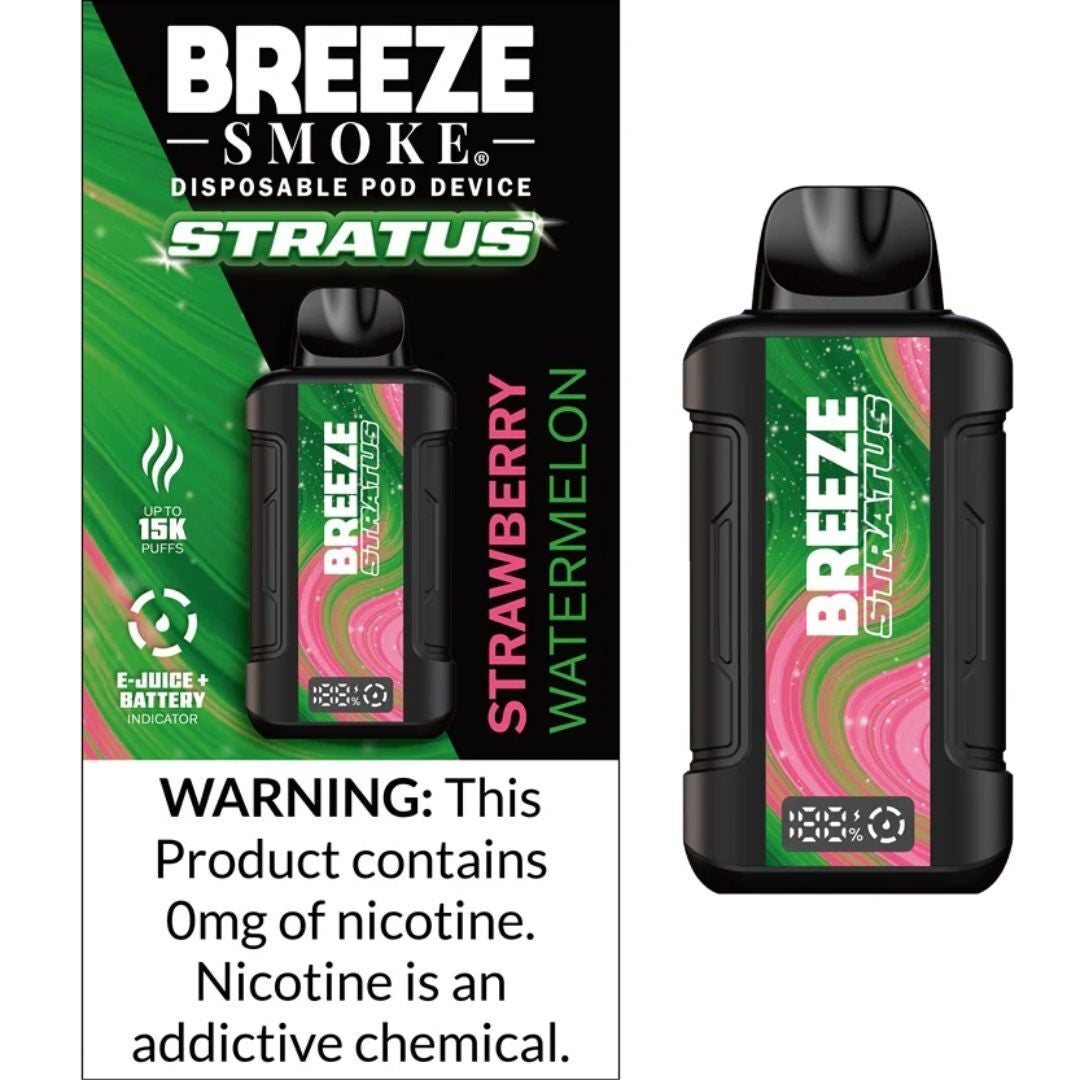BREEZE STRATUS STRW WATERMELON VAPE Universal Wholesale BREEZE STRATUS STRW WATERMELON VAPE Universal Wholesale