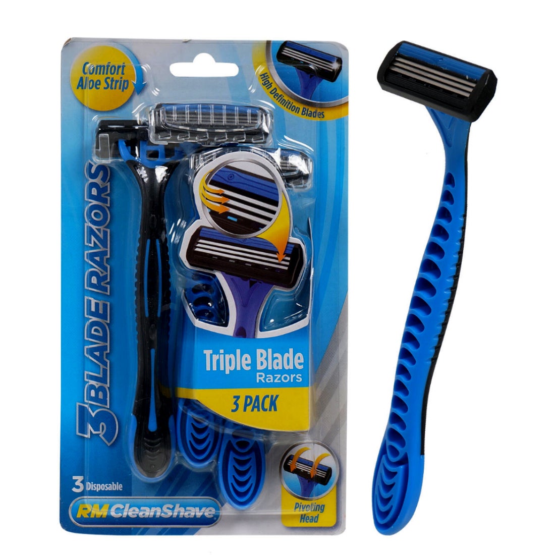 Rcm Razor RM RAZORS #731 TRIPLE BLADE W/ALOE STRIP – Universal Wholesale
